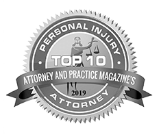 Attorney and Practice Magazine's Top Ten Personal Injury Attorney 2019